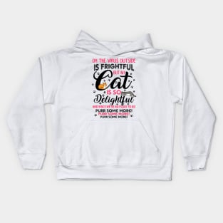 Meowy Catmas Kids Hoodie